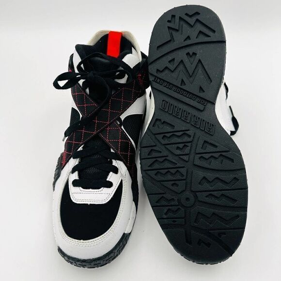 Nike Air Raid Sneakers White/Black High-Top Shoes Size 9.5 - Picture 14 of 14